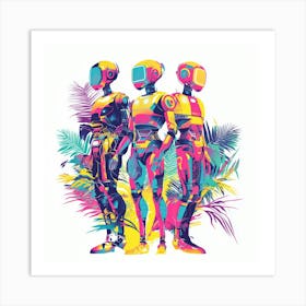 Robots Art Print