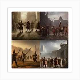 Rroman Soliders Art Print