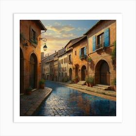 Street In Italy Art Print