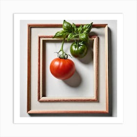 Tomato In A Frame 1 Art Print