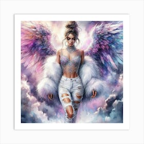 Angel Wings 38 Art Print