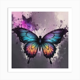 Butterfly Canvas Art 1 Art Print