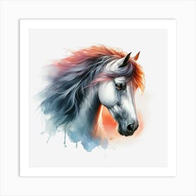 Horse Head 3 Art Print