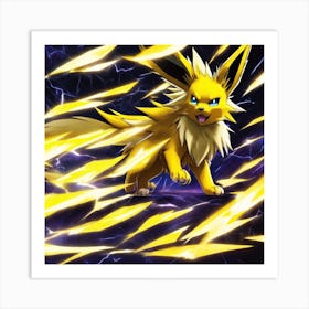 Pokemon Eevee 10 Art Print