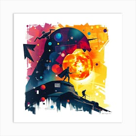 Star Wars The Force Awakens 8 Art Print