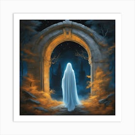 Ghostly Figure Art Print