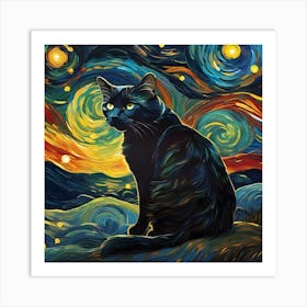 Cosmic Kitty Art Print