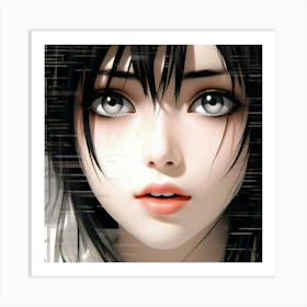 Anime girl 2 Art Print