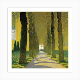 Allee At Schloss Kammer, Gustav Klimt 11 Art Print