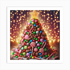 Candy tree 2 Art Print