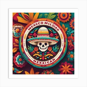 Mexican Sombrero 6 Art Print
