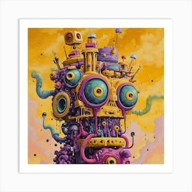 'Robot City' 1 Art Print