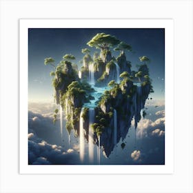 Island In The Sky Art Print