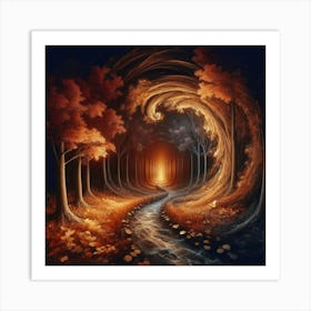 Path Through The Forest Art Print