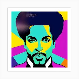 Music Icon Prince pop art poster Art Print
