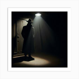 Man In Hat Art Print