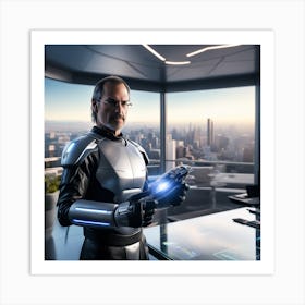 Futuristic Man 190 Art Print