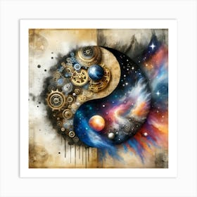 Yin Yang 3 Art Print