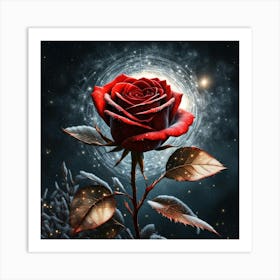 Red Rose Art Print