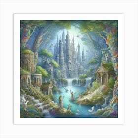 Fairytale Castle 19 Art Print