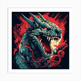 Dragon 2 Art Print