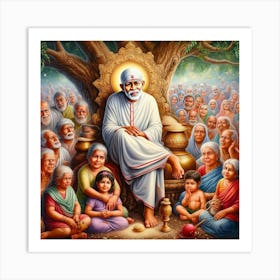 Sai Baba 10 Art Print