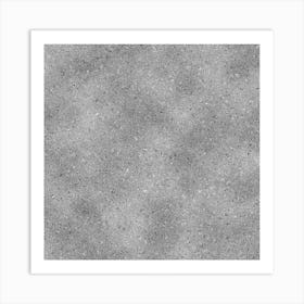 Silver Glitter Art Print