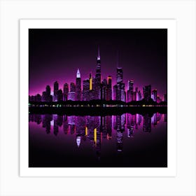 Chicago Skyline 1 Art Print