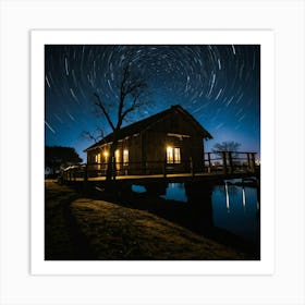 night house Art Print