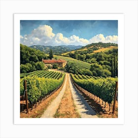 Winery 11 Art Print