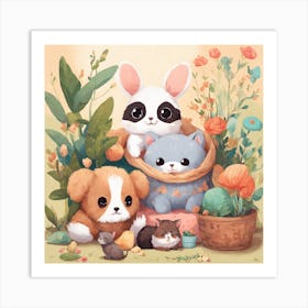 Easter Bunny Art Print