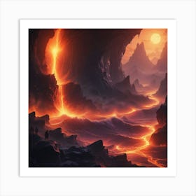 Lava Cave Art Print