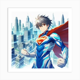 Superman Art Print