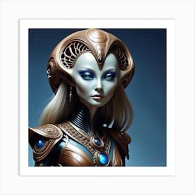 Alien Woman 2 Art Print