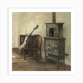 Room With A Piano 1 Art Print