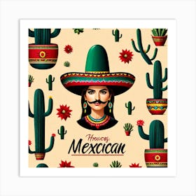 Mexican Woman 10 Art Print