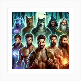 Wolf Pack Art Print