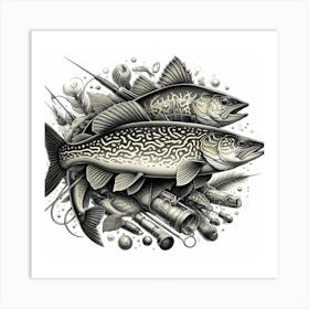 Fish of Pike 2 Art Print