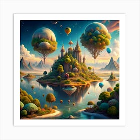 Fantasy Painting Art Print