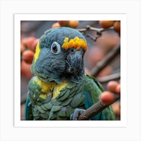 Cute Parrot 1 Art Print