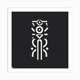 Nsibidi ifunanya Art Print