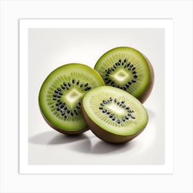 Kiwi Fruit Art Print