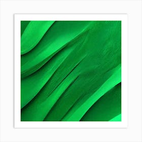 Abstract Green Background Art Print