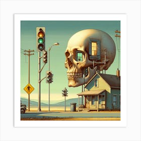 Middle of Nowhere  Art Print