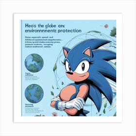 Sonic The Hedgehog 4 Art Print