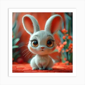 Cute Bunny 8 Art Print