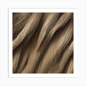 Texture Of A Brown Fur Art Print