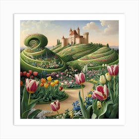 Tulip Garden 16 Art Print