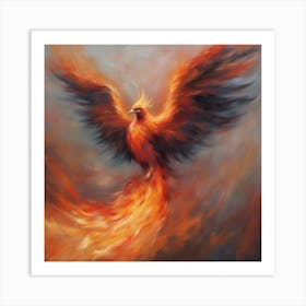 Fiery Phoenix 10 Art Print