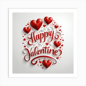 Happy Valentine'S Day 5 Art Print